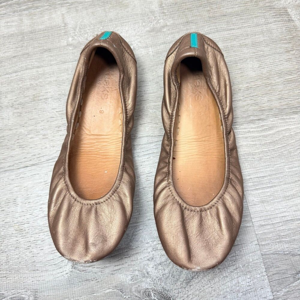 Tieks Gavrieli women's Ballet Flats Shoe US 9 Brown Slip On Foldable Shoes